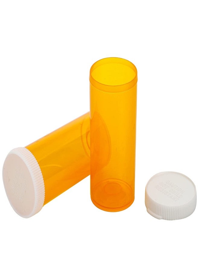 SOUJOY 100 Pack Empty Pill Bottles, 8 Drams Prescription Medicine Vials with Caps, Multi Use Medicine Container for Pill, Crafts, Candy, Supplements and More - Image 3